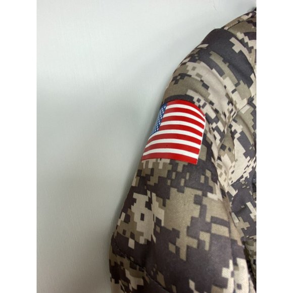 Boys Size 7 ARMY CAMO UNIFORM Halloween Costume Cosplay Rambo Hallows Eve - Picture 5 of 6